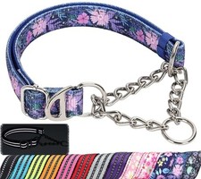 Chain Martingale Dog Collar,Choke Collar for Dog Training Bohemia L 4