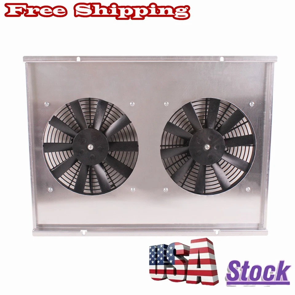 Cubierta + Ventilador de 12" para 78-86 Chevy GMC C/K C10 C20 C30 K5 Blazer 5,0 L 5,7 L 6,6 L 7,4 L Foto 4 de 4