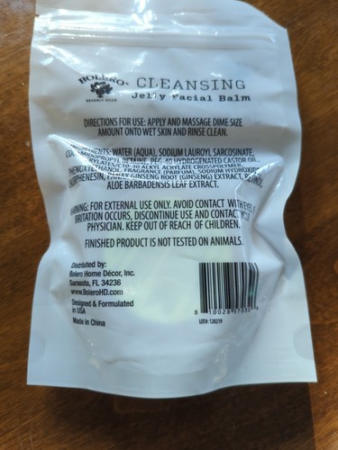 Bolero Beverly Hills Cleansing Jelly Facial Balm Ginseng Vitamin A & Aloe 1.7oz - Picture 4 of 6