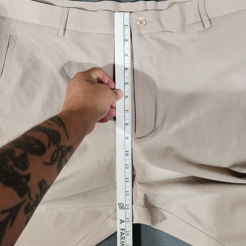 Pantaloni da golf Nike taglia 42 Stone Khaki Coaches Performance Chino nuovi con etichette vintage Y2K - Foto 9 di 14