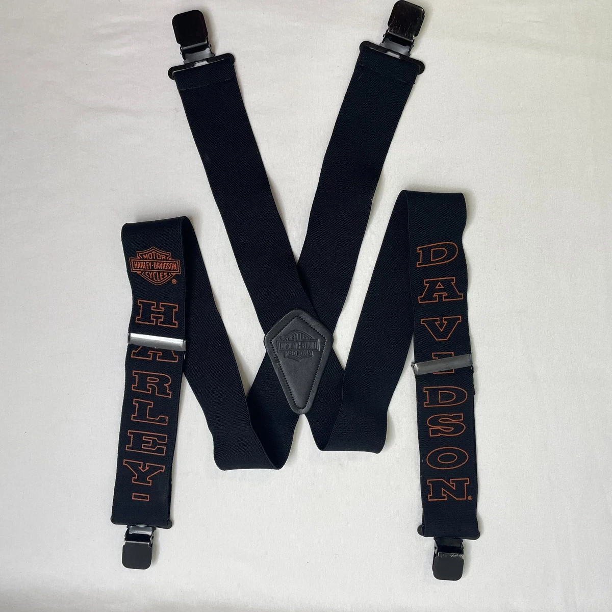 Harley-Davidson Black Elastic Suspenders for Men for sale | eBay