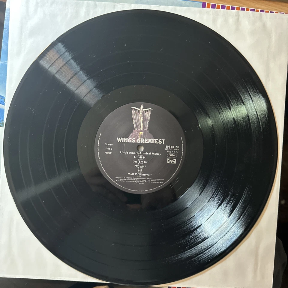 PAUL MCCARTNEY-WINGS~GREATEST HITS Japan Obi -insert  w/POSTER + Tour Extras! - Image 4 of 4