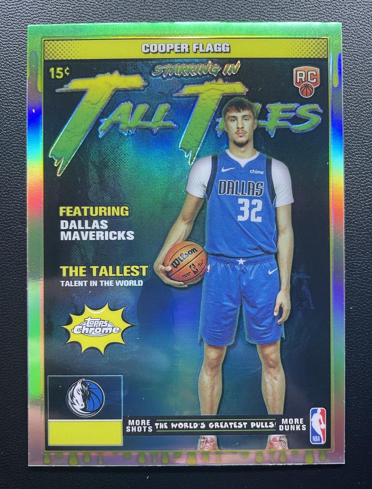 2025-26 Topps Chrome Cooper Flagg RC Rookie Tall Tales Refractor