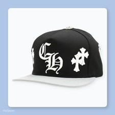 Chrome Hearts CH Hat Cross Patch Baseball Cap...