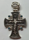 RUSSIAN GREEK ORTHODOX CROSS Material - Sterling silver 925 Weight: 6.1 gram  Si