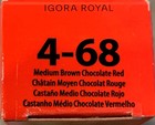 Royal Igora Permanent Hair Color 4-68 Medium Brown Chocolate Red (3 boxes) — photo 2