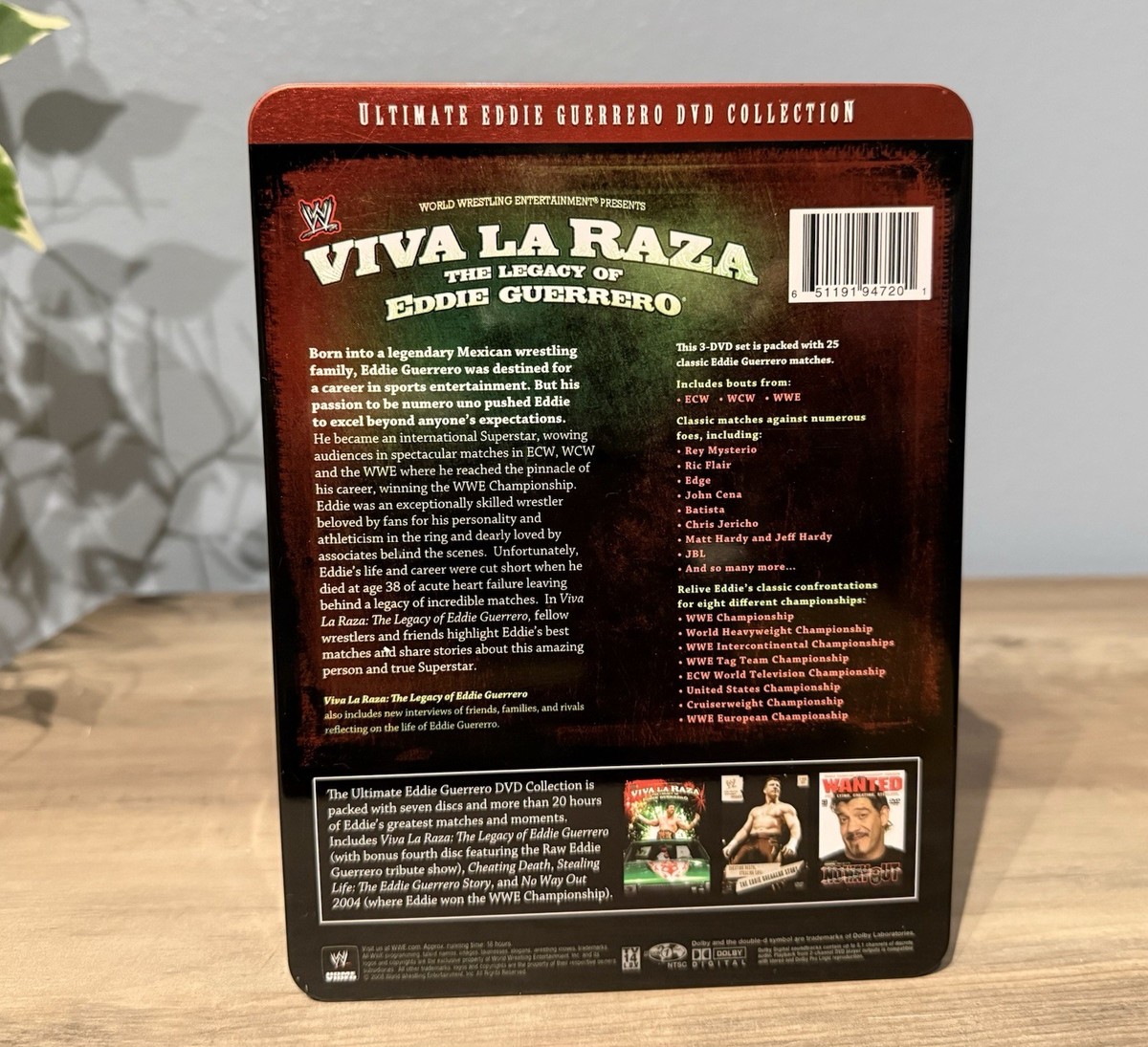 WWE Viva La Raza - Ultimate Eddie Guerrero DVD Collection - Tin