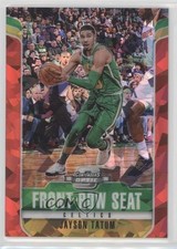 2018 Contenders Optic Front Row Seat Red Cracked Ice Prizm Jayson Tatum #16 4nb