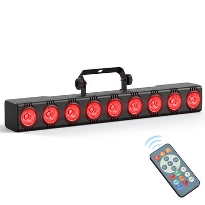 Wall Wash Light 9LED RGBW 4in1 Dyeing Lamp Disco Party Strobe Effect Light