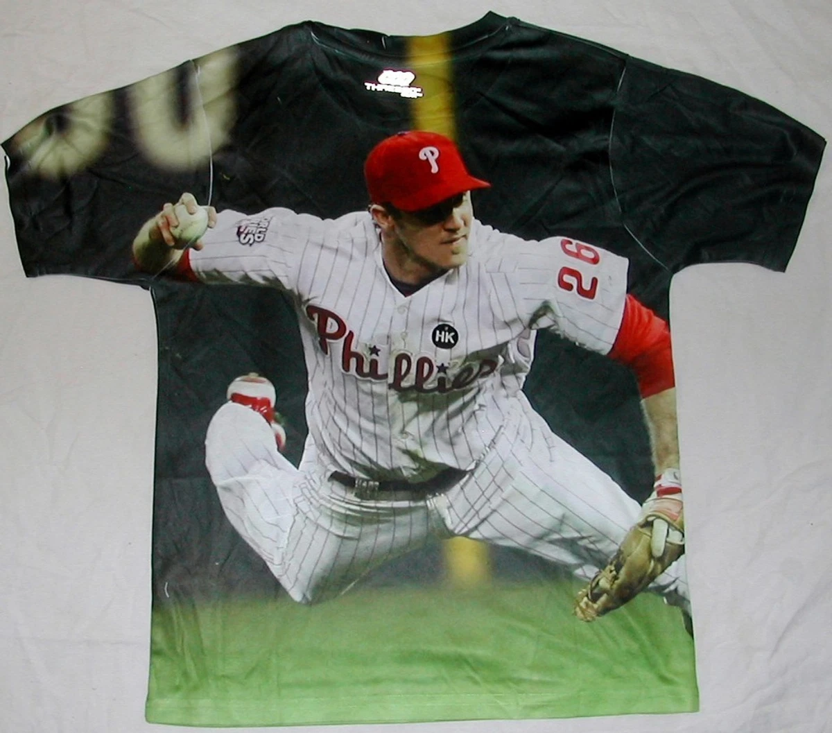 CHASE UTLEY PHILLIES THREE60* GEAR MOISTURE WICK T SHIRT YOUTH L XL NWT