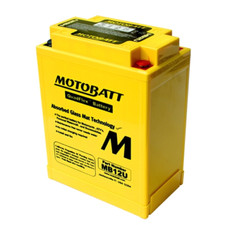 MotoBatt MB12U 12V 15AH 160CCA AGM Battery - ...