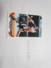 1993 Topps Mark Lemke Signed Gold Baseball Card Beckett Pre Certified 
