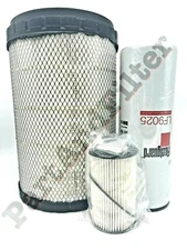 Filter Kit for 2004 International 4300 with DT466E Fleetguard  (Lube-Fuel-Air) 