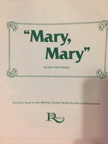 RARE SIGNED Mary, Mary of the Mother Goose Collector Plate Reco McClelland W/COA - Picture 8 of 10