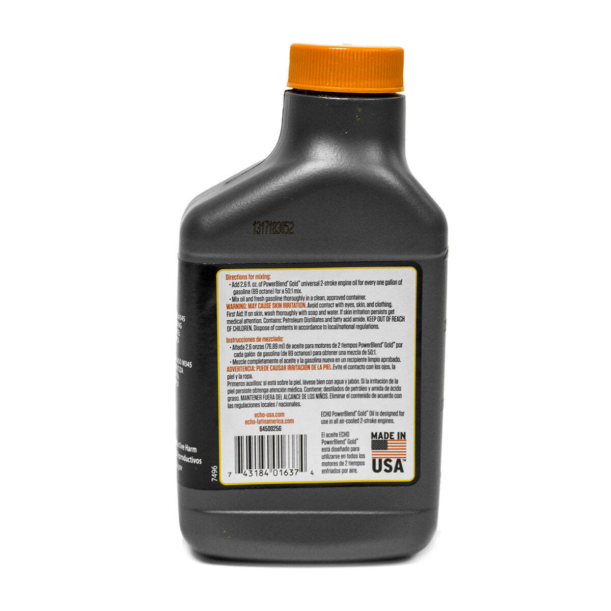 48 Pack Echo Oil 6.4 oz Bottles 2 Cycle Mix for 2.5 Gallon &ndash; Power Blend 6450025