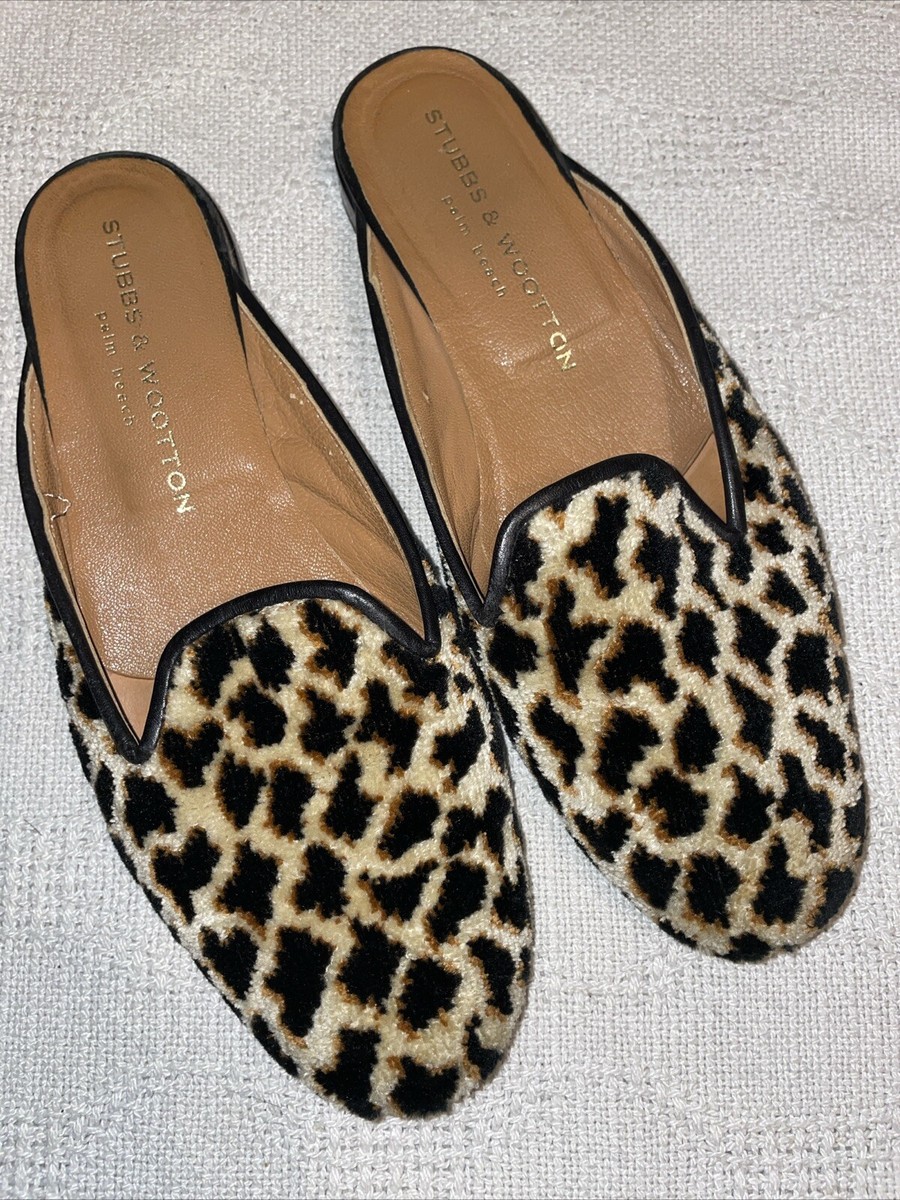 Stubbs & wootton Palm beach Storm Navy Velvet Slipper (Men) main image 4