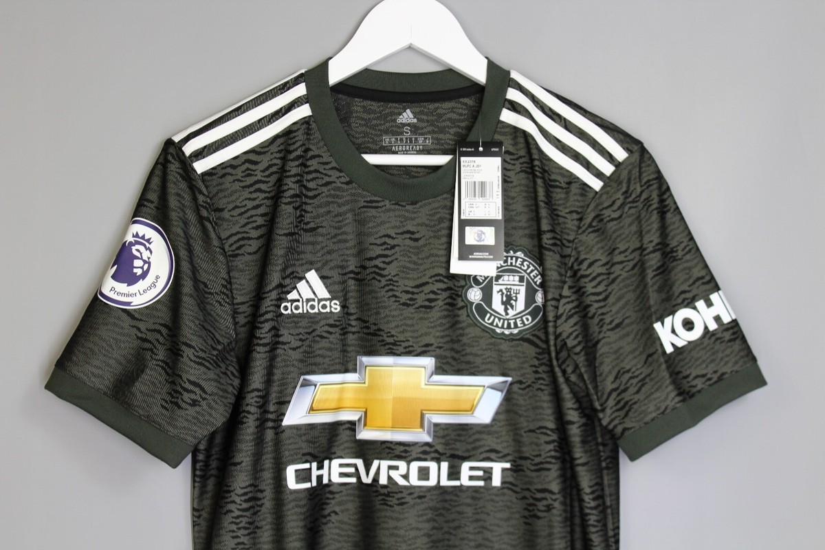 MANCHESTER UNITED 2020 2021 #18 B.FERNANDES AWAY SHIRT FOOTBALL