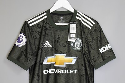 MANCHESTER UNITED 2020 2021 #18 B.FERNANDES AWAY SHIRT FOOTBALL