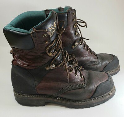 CAROLINA 8″ STEEL TOE x Work Boots Sz USA