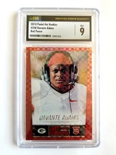 2014 PANINI SCORE RED POWER DAVANTE  ADAMS RC! 17/25! CSG 9! 1/1! JERSEY NUMBER!