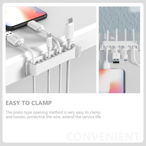 3 Pcs Cord Management Leitungsprozessor Gesetzt Kabel-Wandclips Draht-Clip - Afbeelding 10 van 12