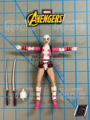 Marvel Legends Gwenpool Action Figure Lizard West Coast Avengers Incomplete E