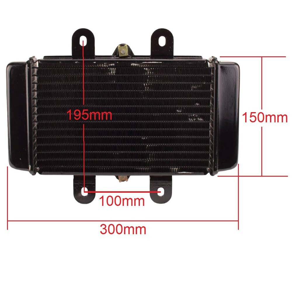 Scooter Radiator & Fan YYZX25025006 250cc Jonway YY250T Roketa MC54