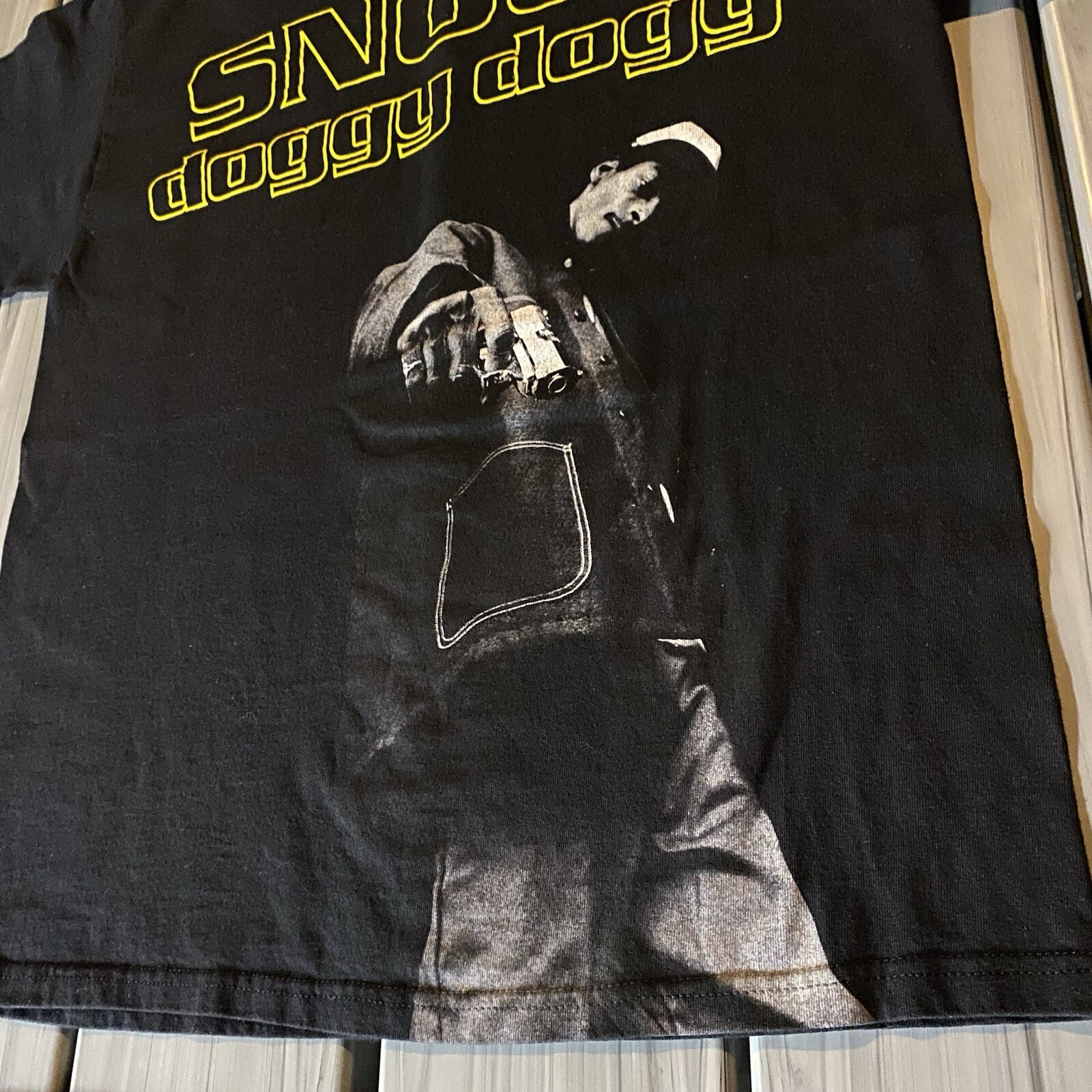 FILA Vintage Snoop Doggy Dog Shirt Uomo M Hip Hop Rap Tee Death Row Records 2005 Y2K