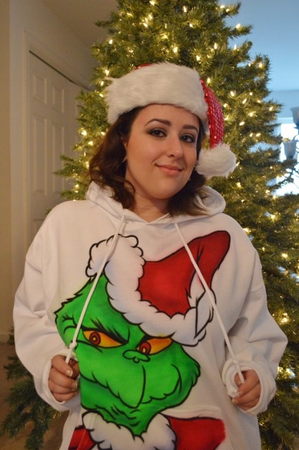 Hoodie SM-4XL Airbrush Christmas Sweatshirt Grinch Charlie Brown Frosty Unique-image