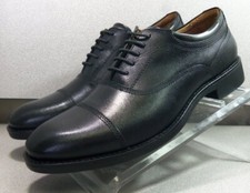 158005 SP50 HOLCOMB CAP TOE MEN'S SHOES 9 M BLACK LEATHER JOHNSTON MURPHY