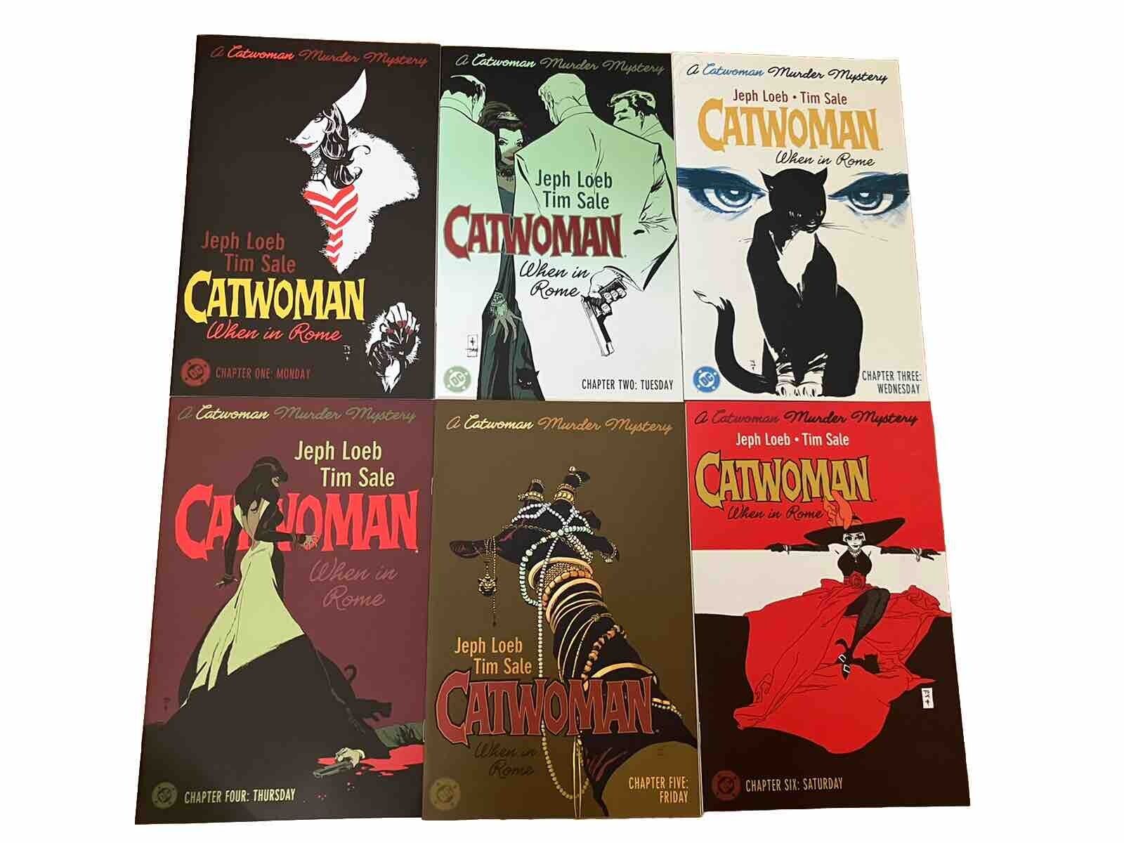 CATWOMAN When in Rome COMPLETE SET #1, 2, 3, 4, 5, 6 (DC Comics, 2004) Pre-Owned