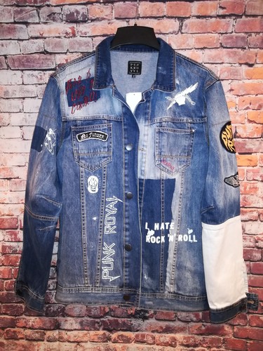 Unique Punk Royal Men's Denim Jacket 