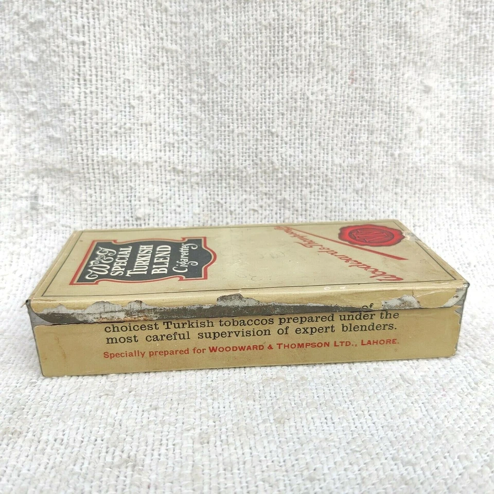 1920sVintage Woodward Thompson W J Special Turkish Blend Cigarette Tin Box CG346 - Image 3 of 4
