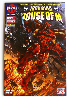 IRON MAN: HOUSE OF M - lim. 999 Ex.  Paperback Prestige Panini 2006 Comic Action