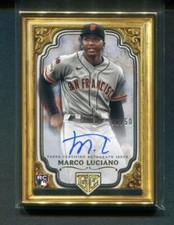 2024 Topps Gilded Marco Luciano Rookie Gold Framed Auto 36/50
