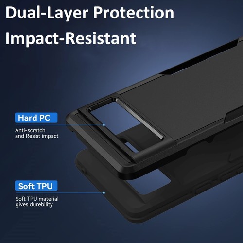 For Google Pixel 6 / 7 / 7a / 8 / 8a / 9 / 9 Pro XL - Case Rugged Hybrid Cover - Picture 6 of 12