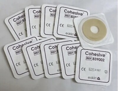 ConvaTec #839002 Eakin Cohesive Seals 2'' Moldable Rings Pack of 10 Rings