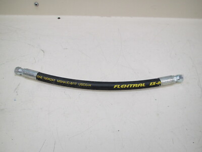 Flextral Ex 06 3 8 X 16 5000psi Hydraulic Hose W 1 4 Straight Female Fitting Ebay