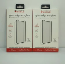 Lot of 2 ZAGG Invisible Shield Glass Edge antiglare- iPhone 11 Pro Max / XS Max