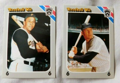 #ad #ad 1990 Interpretive Marketing Baseball Wit Baseball Card Pick one $1.00