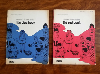 SET 2 Learning to Think Education The Blue & Red Books Thelma Gwinn Thurstone