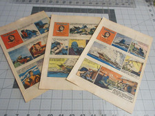 Lot of 3 Tarzan by Edgar Rice Burroughs Sunday comic Strips 1981