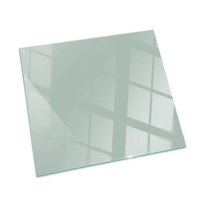 Kaminofen Glas Kaminplatte Ofenplatte Sicherheitsglas Farbe Hellgrün 50 x 50 cm