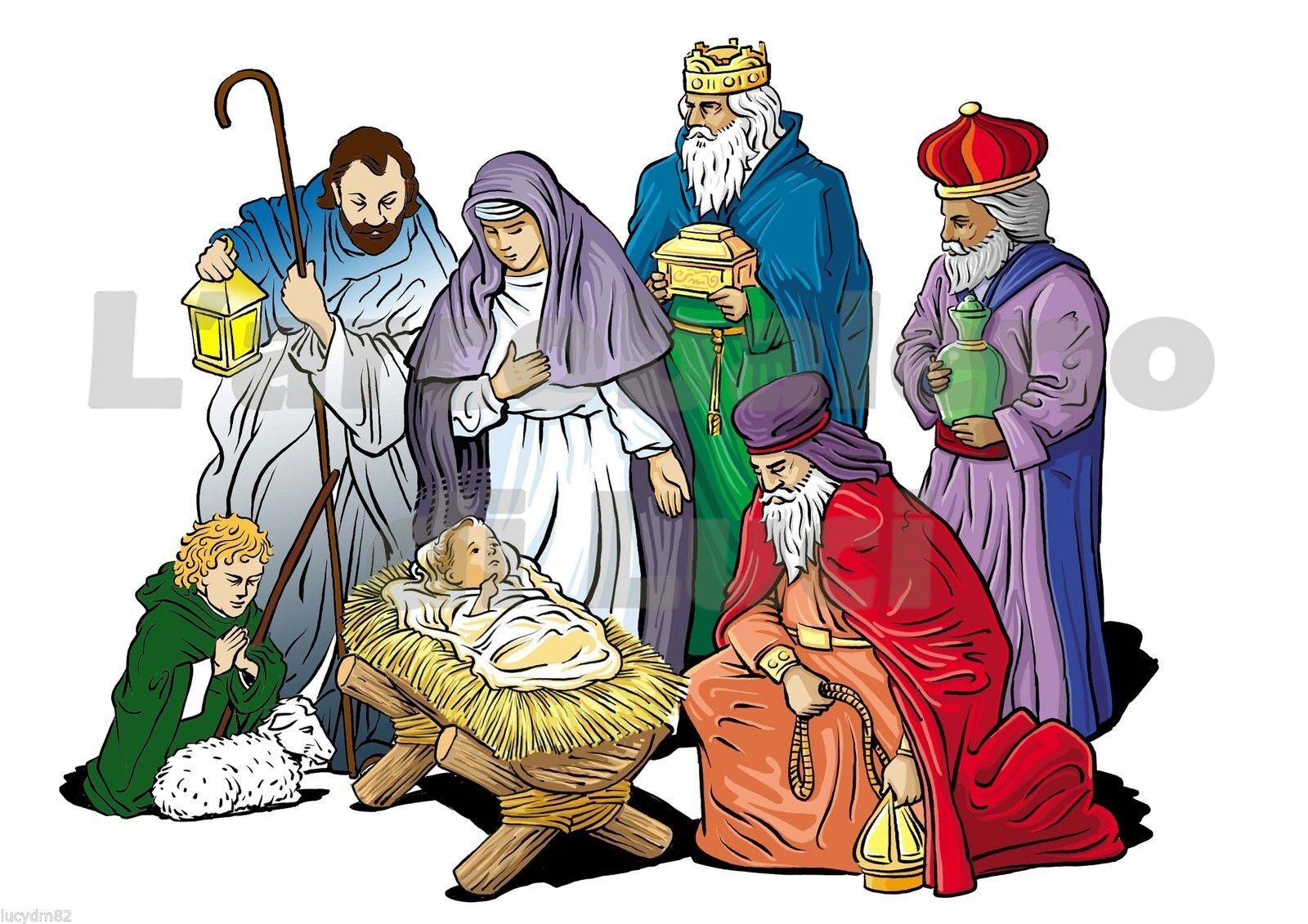 CHRISTMAS NATIVITY CRIB JESUS WINDOW STICKER CHRISTMAS NATIVITY STICKERS |  eBay