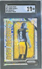 RARE💎KENNY PICKETT💎GEM MINT 10💎2022 Prizm DISCO No Huddle New Recruits #NR-1
