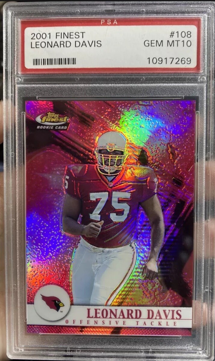 Leonard Davis Finest #108 Base