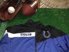 REEBOK NFL TEAM APPAREL - INDIANAPOLIS COLTS - FULL ZIP YOUTH JACKET large c16