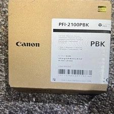 Canon PFI-2100PBK Photo Black Ink Tank 160ml Expired