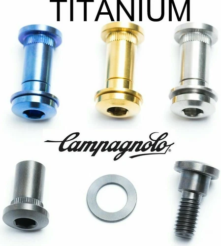 Titanium Seatpost Clamp Bolt Ø8mm 15–24mm Campagnolo Style Grade 5 Ti CNC