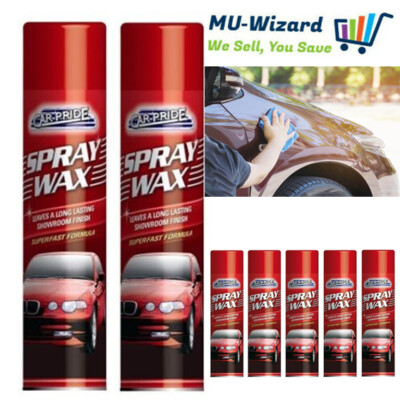 2 x CARPRIDE SPRAY WAX FAST FORMULA SHOWROOM FINISH KAROSSERIE AUTOPOLITUR 300ml